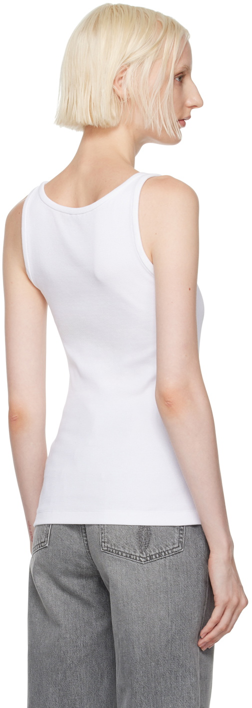 Versace Underwear White 90s Vintage Logo Tank Top