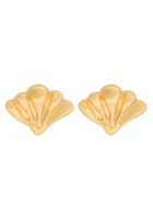 Chloe The Chloé Mirror Shell Earrings - Gold - One Size