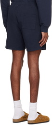 Sporty & Rich Navy Wellness Ivy Shorts