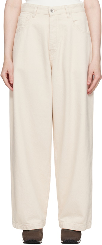 Photo: YMC Beige Replacement Jeans
