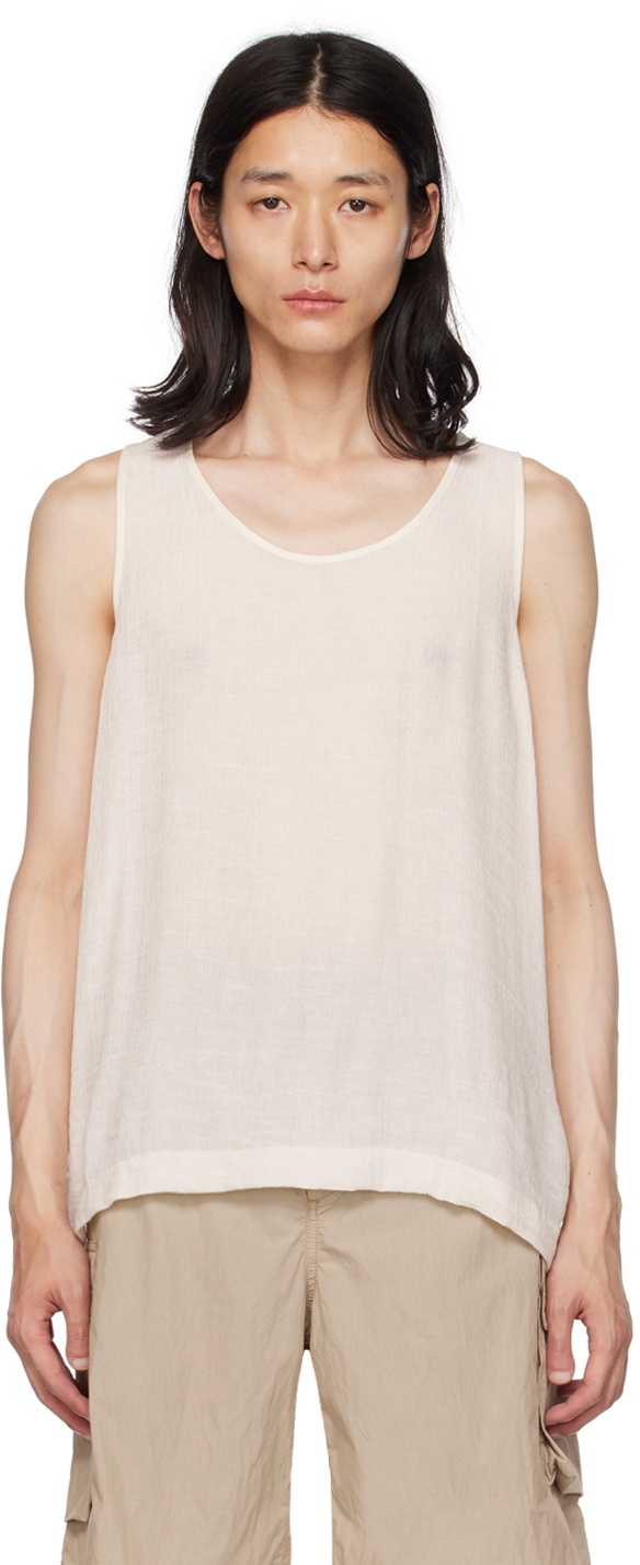 Photo: Our Legacy Off-White Relaxed Tank Top