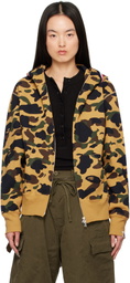 BAPE Khaki & Tan ABC Camo Shark Full Zip Hoodie