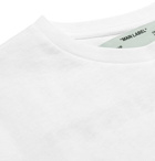Off-White - Slim-Fit Printed Cotton-Jersey T-Shirt - Men - White