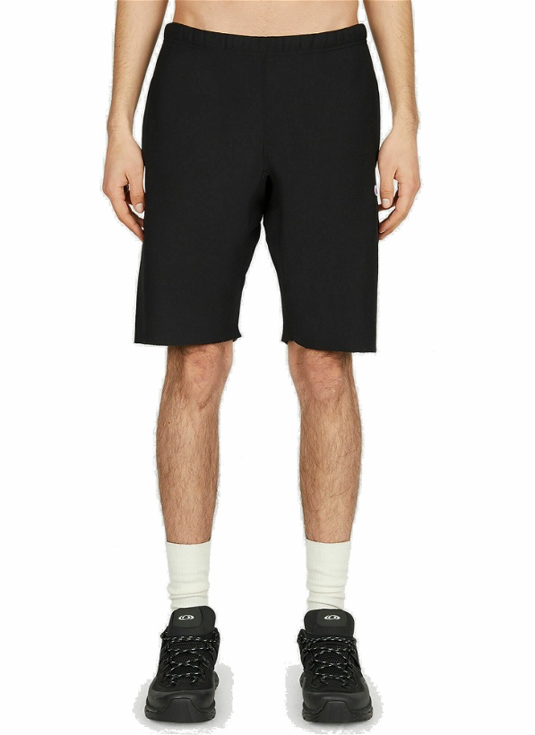 Photo: Champion - Logo Embroidery Shorts in Black