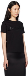 Lanvin Black Embroidered T-Shirt