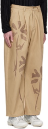 Collina Strada Beige Catchfly Trousers