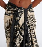 Johanna Ortiz Printed cotton beach cover-up