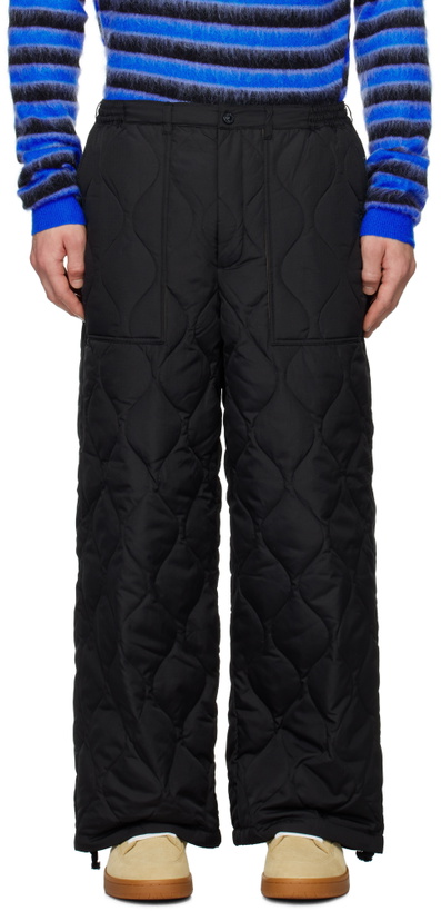 Photo: TAION Black Military Down Trousers