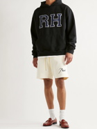 RHUDE - Oversized Logo-Print Loopback Cotton-Jersey Hoodie - Black - S