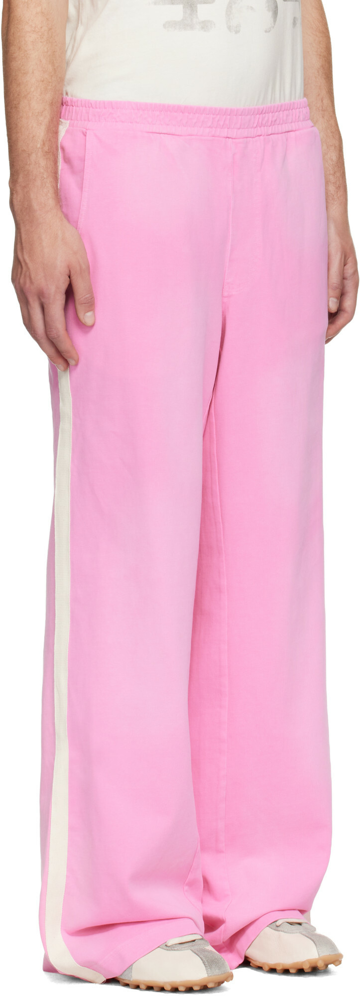 424 Pink Striped Sweatpants