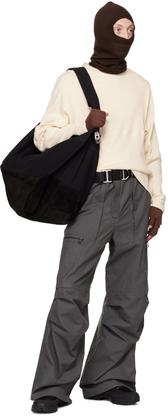 BRYAN JIMENÈZ Gray Uniform Cargo Pants