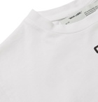 Off-White - Slim-Fit Logo-Print Cotton-Jersey T-Shirt - White