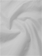 DISTRICT VISION - Logo-Appliquéd Organic Cotton-Blend Ripstop Hooded Jacket - Gray