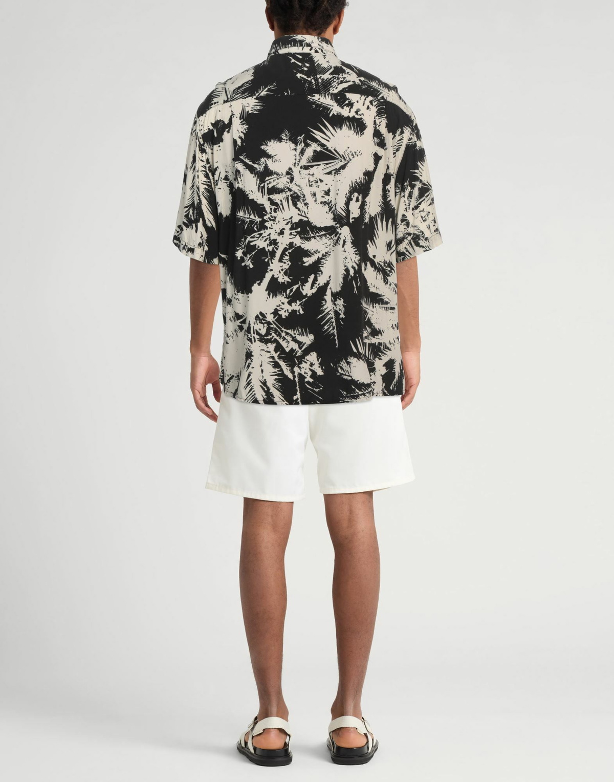 Laneus Mens Shirt in Black