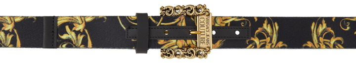Photo: Versace Jeans Couture Black Printed Belt