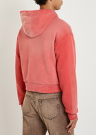 Acne Studios Logo-print Cotton Sweatshirt Red