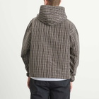 Umbro by Slam Jam Men's Checked Masked Anorak in Beige/Dark Brown
