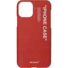 Off-White Red Quote iPhone 11 Case