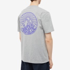 Hikerdelic Men's Core Logo T-Shirt in Grey Marl