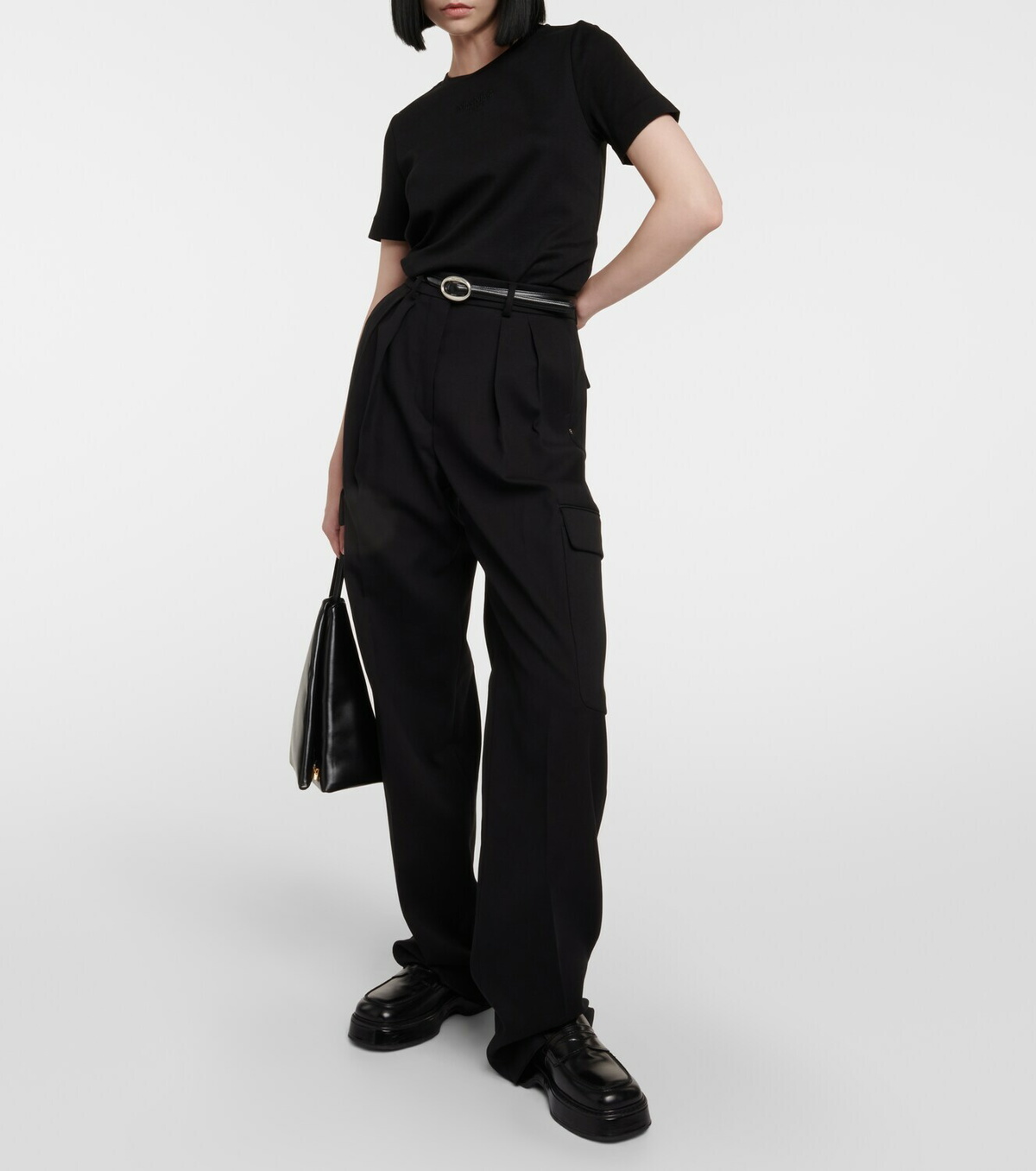 'S Max Mara Logo cotton-blend jersey T-shirt