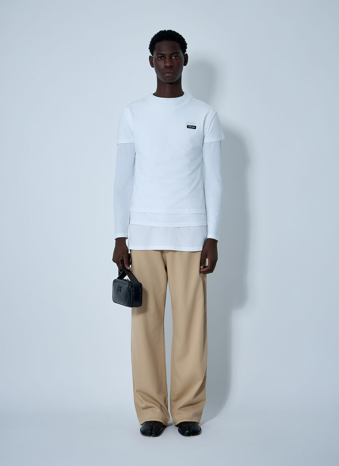 Miu Miu Set Of Three Logo Motif T-Shirts