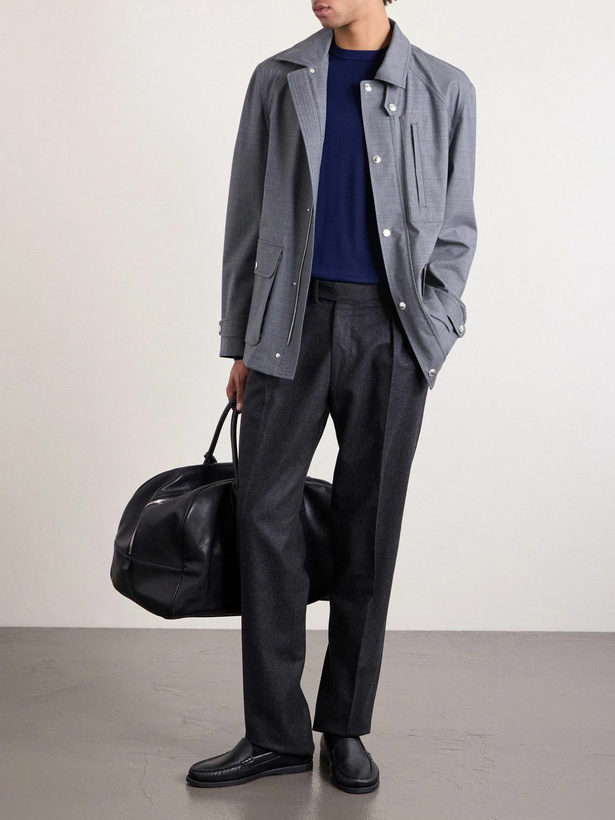 Photo: SEASE - Lasca Wish® Virgin Wool T-Shirt - Blue