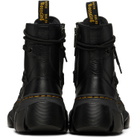 Dr. Martens Black DMXL 8-Eye Leather Boots