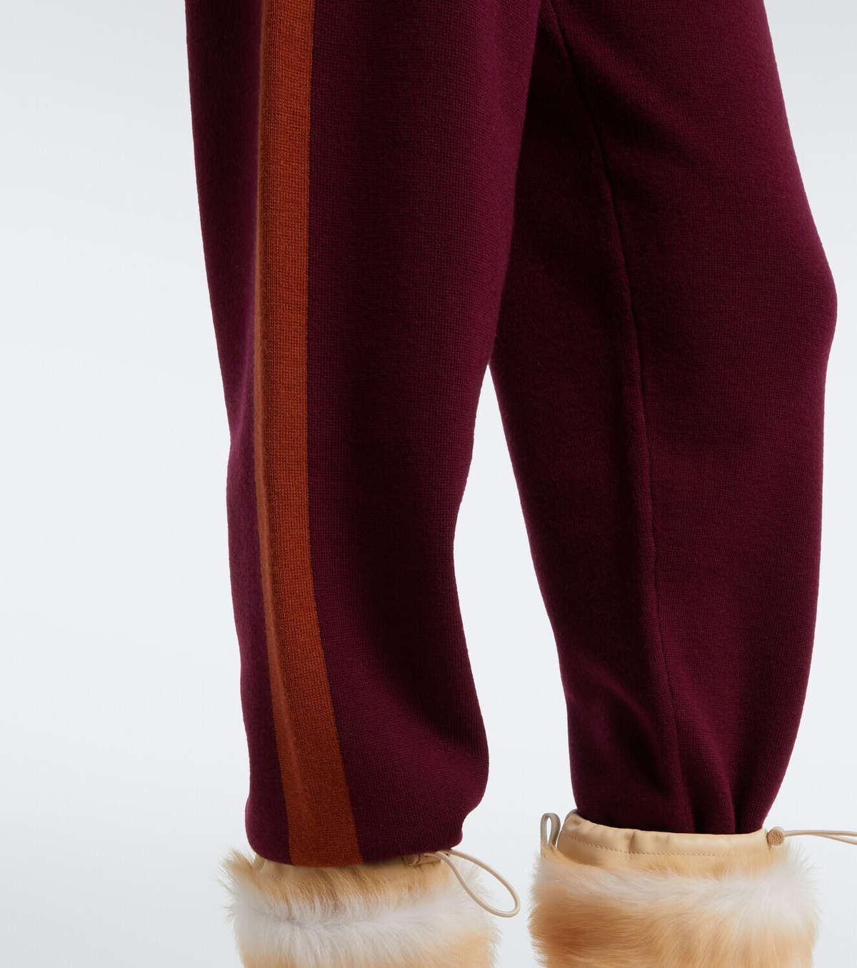 Perfect Moment LA Tour knitted wool-blend sweatpants