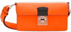 Maison Margiela Orange Mini New Lock Pouch