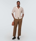 King & Tuckfield Striped wool shirt