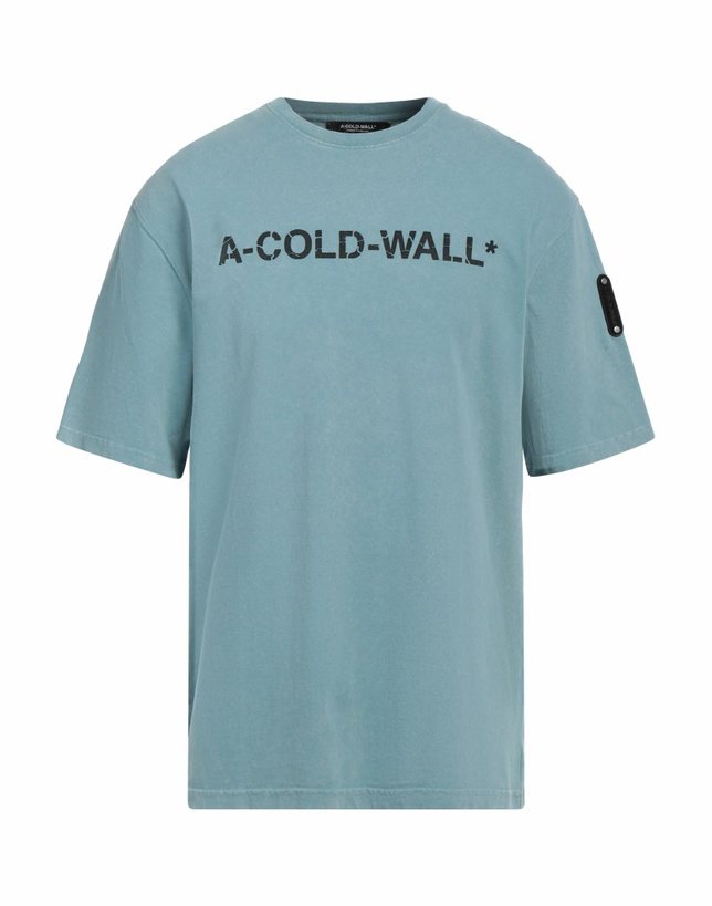 Photo: A-cold-wall* Mens T-shirt Slate in Blue