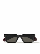 Jacques Marie Mage - Last Frontier VI Belvedere Rectangular-Frame Acetate, Metal and Turquoise Sunglasses