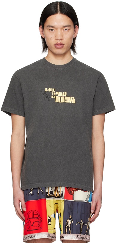 Photo: KidSuper Black 'How To Find An Idea' T-Shirt