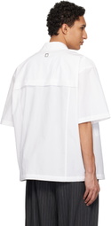 WOOYOUNGMI White Short Sleeve Cotton Shirt