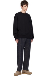 WOOYOUNGMI Black City Graphic Sweatshirt