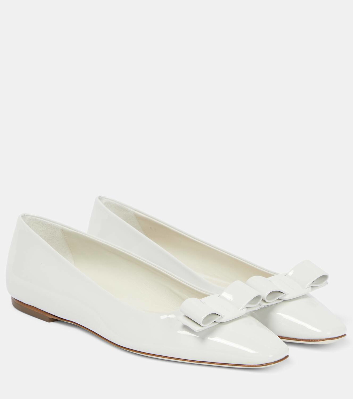 Ferragamo Vara Bow patent leather ballet flats Salvatore Ferragamo