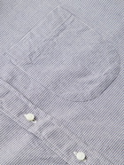 Sid Mashburn - Brushed Houndstooth Cotton Shirt - Blue