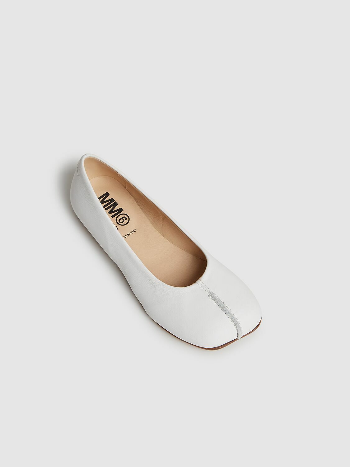 MM6 MAISON MARGIELA Leather Ballerinas MM6 Maison Margiela