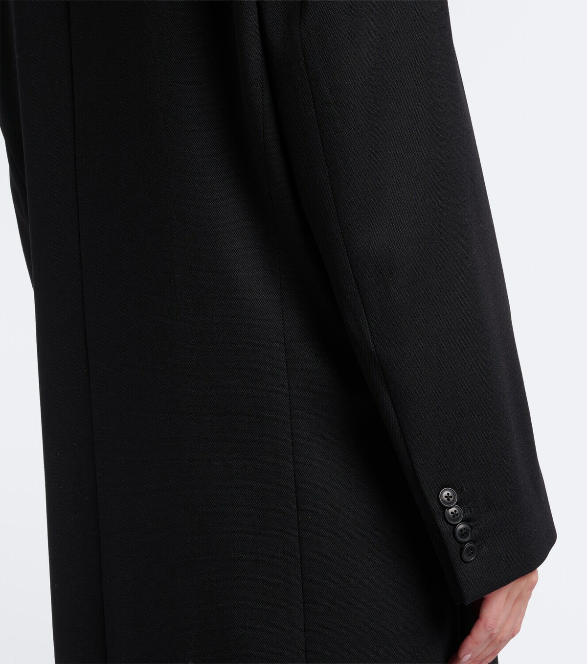 Róhe Double-breasted virgin wool coat