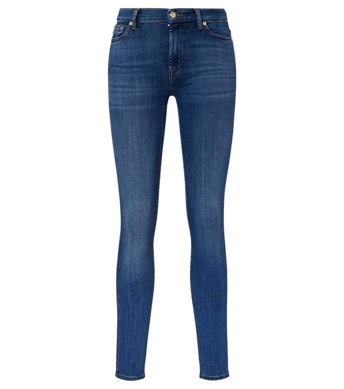 デニム・ジーパン 7 For All Mankind Stretch denim La Jolla jeans 7 For All Mankind Stretch Denim La Jolla Jeans In Blue