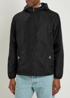 Valentino Garavani Hooded Shell Jacket Black