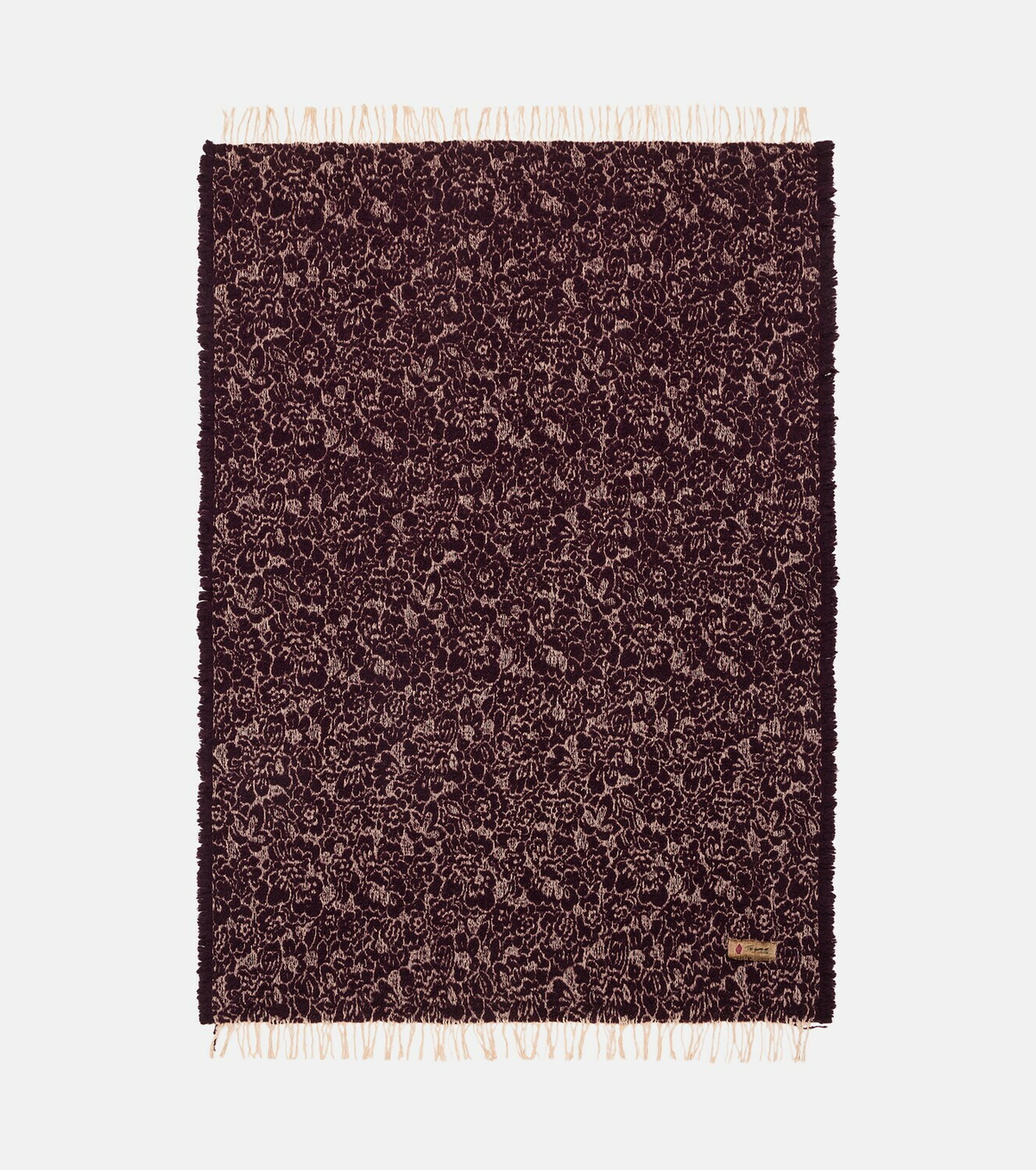The House of Lyria Malghe wool and cotton-blend throw