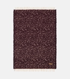 The House of Lyria Malghe wool and cotton-blend throw
