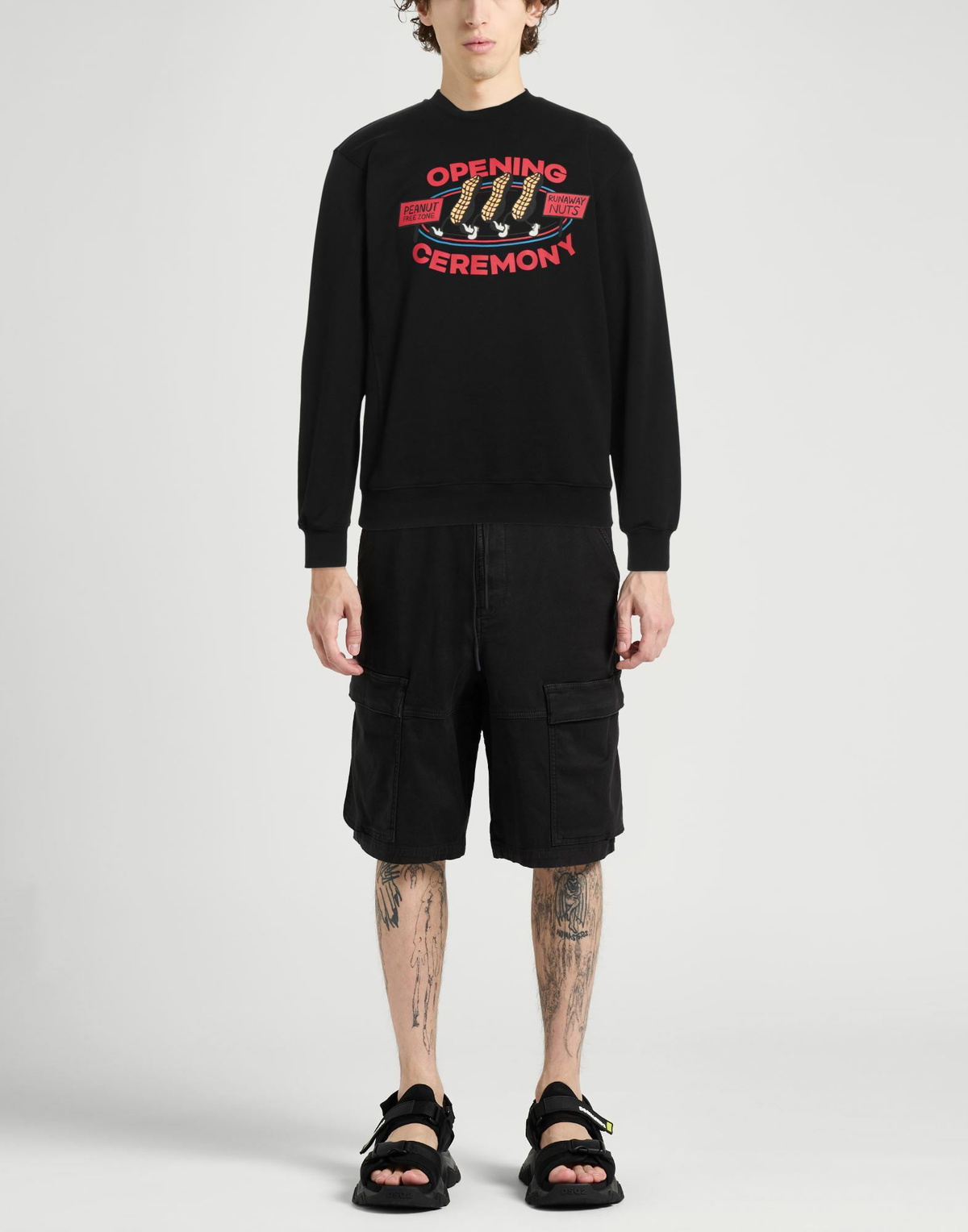 Opening Ceremony Mens Sweatshirt in Black