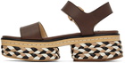 Gabriela Hearst Brown Leather Sandals