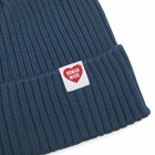 Human Made Men's Cotton Rib Beanie in Navy 