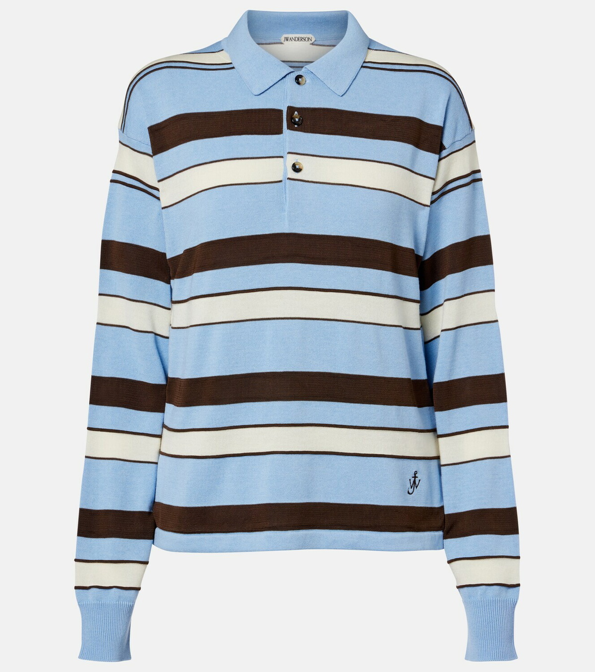 JW Anderson Striped polo shirt