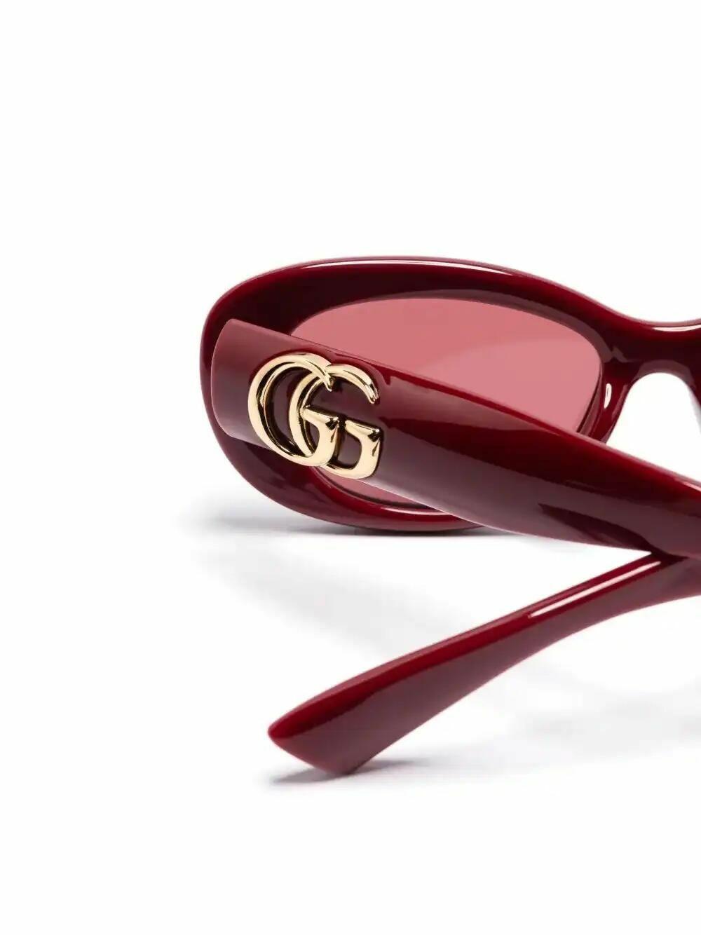 Gucci Eyewear Oval-Frame Sunglasses