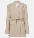 Sportmax Tubinga belted virgin wool blazer