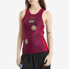 Martine Rose Women's Badge Vest in Burgundy